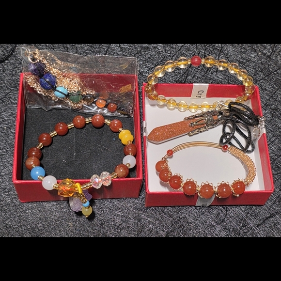 Jewelry - Elegant Multicolor Beaded Bracelet Set